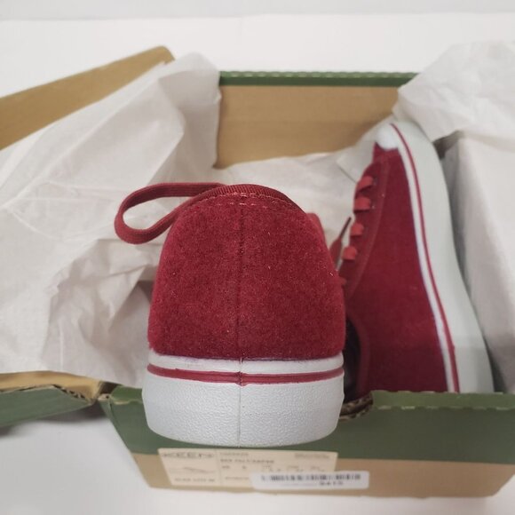 Keen Women's Elsa Lite Felt Sneaker in Red Felt/vapor Wool Blend - Size 5 - Picture 5 of 9